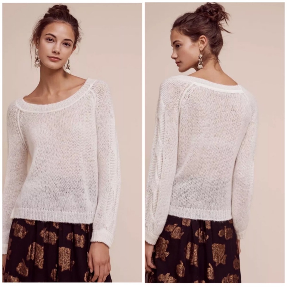 Anthropologie Rosie Neira Alpaca Pullover Sweater